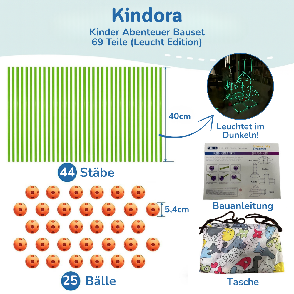Kindora - Kinder Abenteuer Bauset