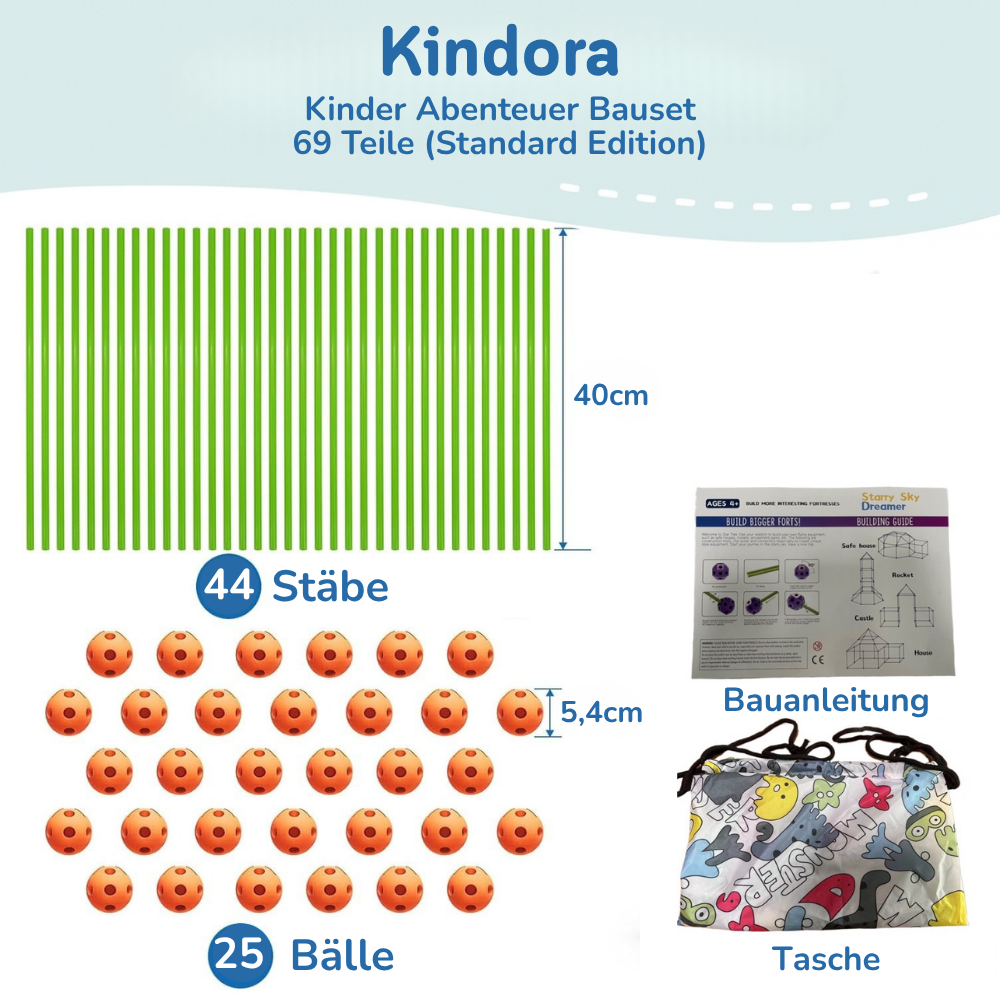 Kindora - Kinder Abenteuer Bauset